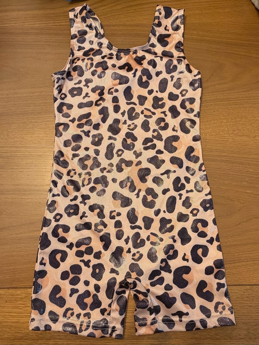 3 for $10 Girls Leopard Print Gymnastics Leotard